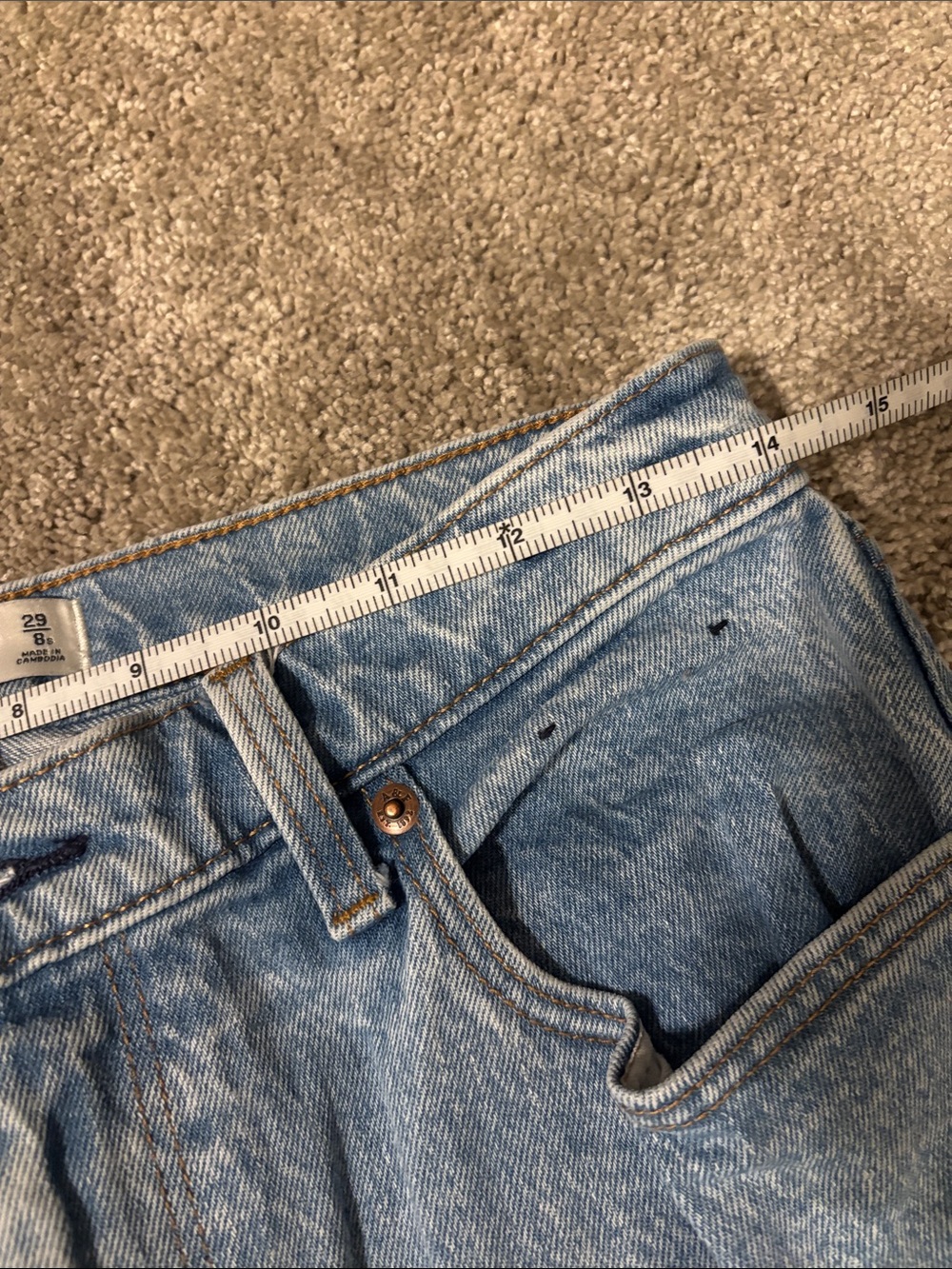 Abercrombie & Fitch Light Blue The ‘90s Straight Ultra High-Rise Women’s Jeans - Picture 5 of 6